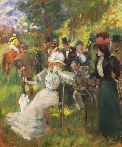 At The Races by Pierre Georges Jeanniot